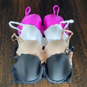 LOT Victorias Secret Dream Angels Lined Demi